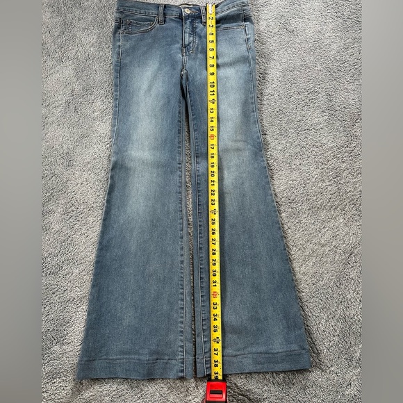 Free People Blue Wash Bell Bottom Jeans - Picture 4 of 4